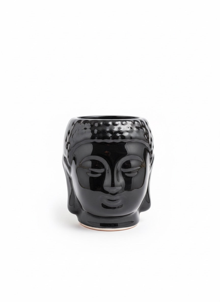 Maceta cabeza de Buda