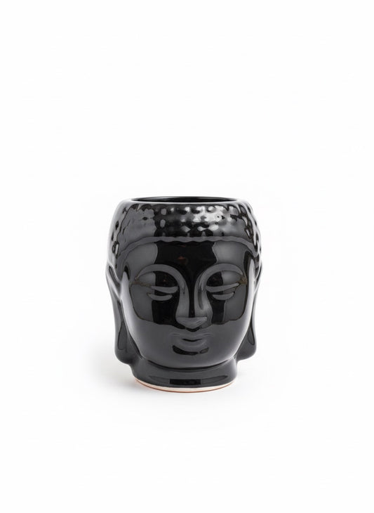 Maceta cabeza de Buda